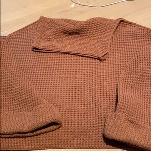 Free people chunky knit turtle neck